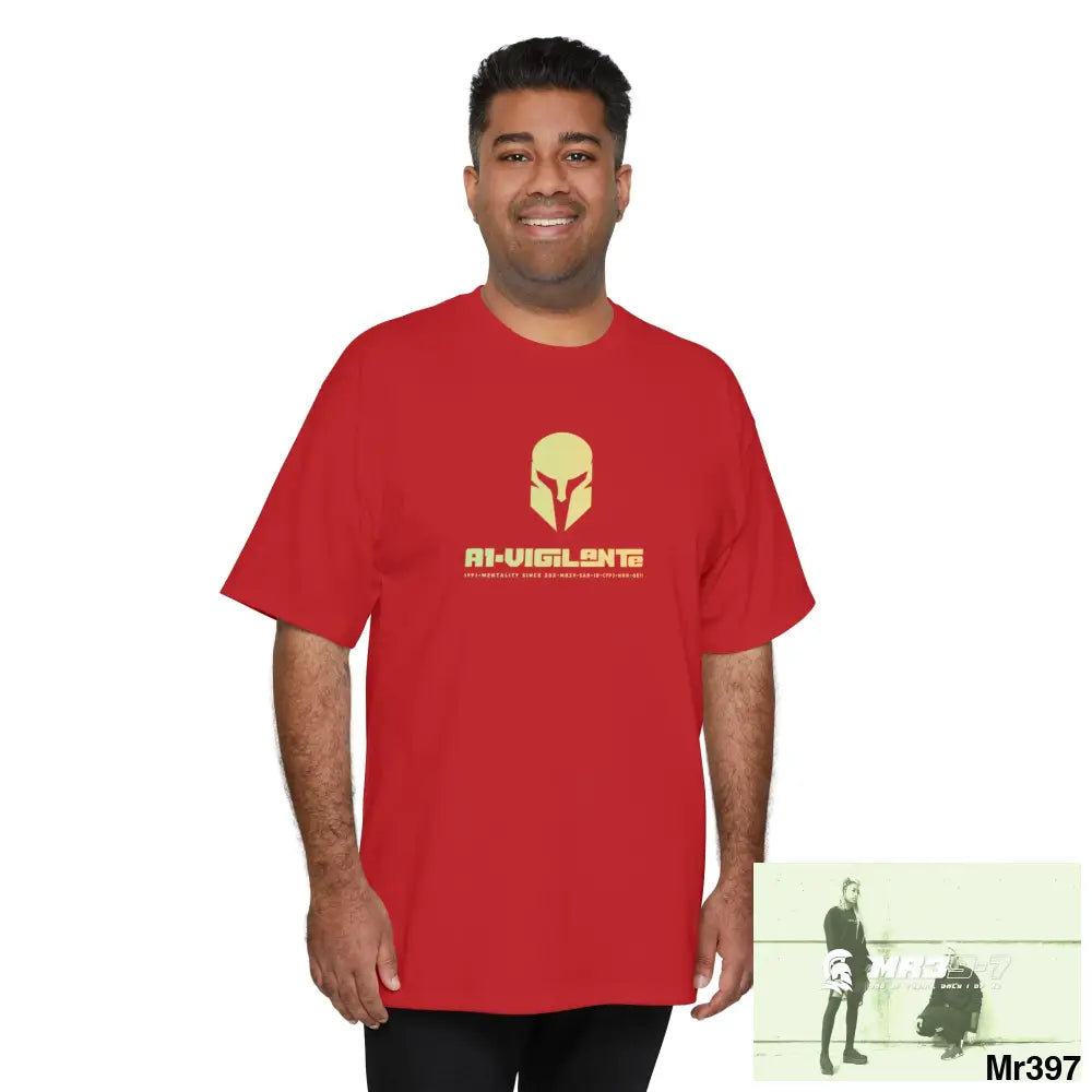 A1-Vigilante Sparta Unisex Ultra Cotton® Tall T-Shirt Red / XL T-Shirt