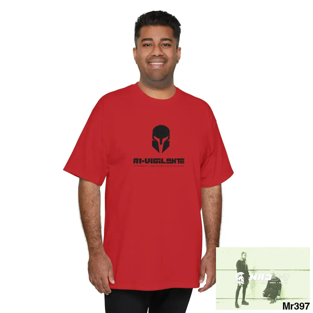A1-Vigilante Sparta Unisex Ultra Cotton® Tall T-Shirt Red / XL T-Shirt