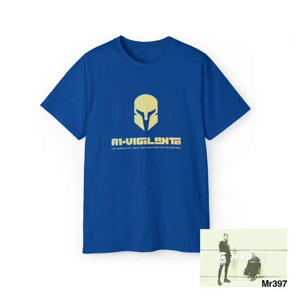 A1-Vigilante Sparta Unisex Ultra Cotton Tee Royal / M T-Shirt