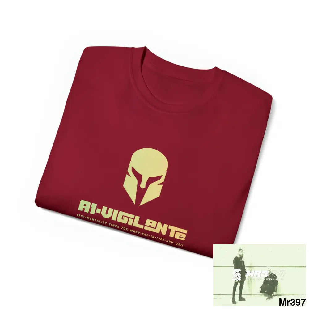 A1-Vigilante Sparta Unisex Ultra Cotton Tee T-Shirt