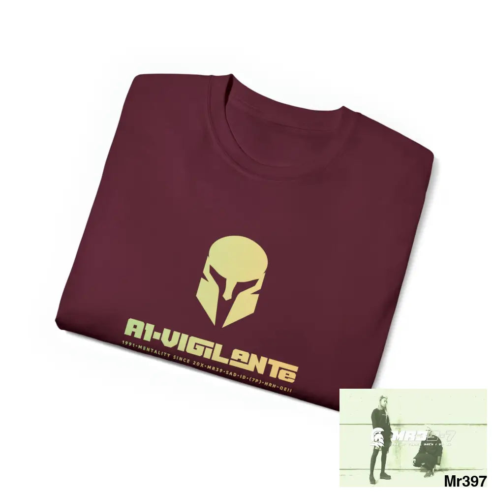 A1-Vigilante Sparta Unisex Ultra Cotton Tee T-Shirt