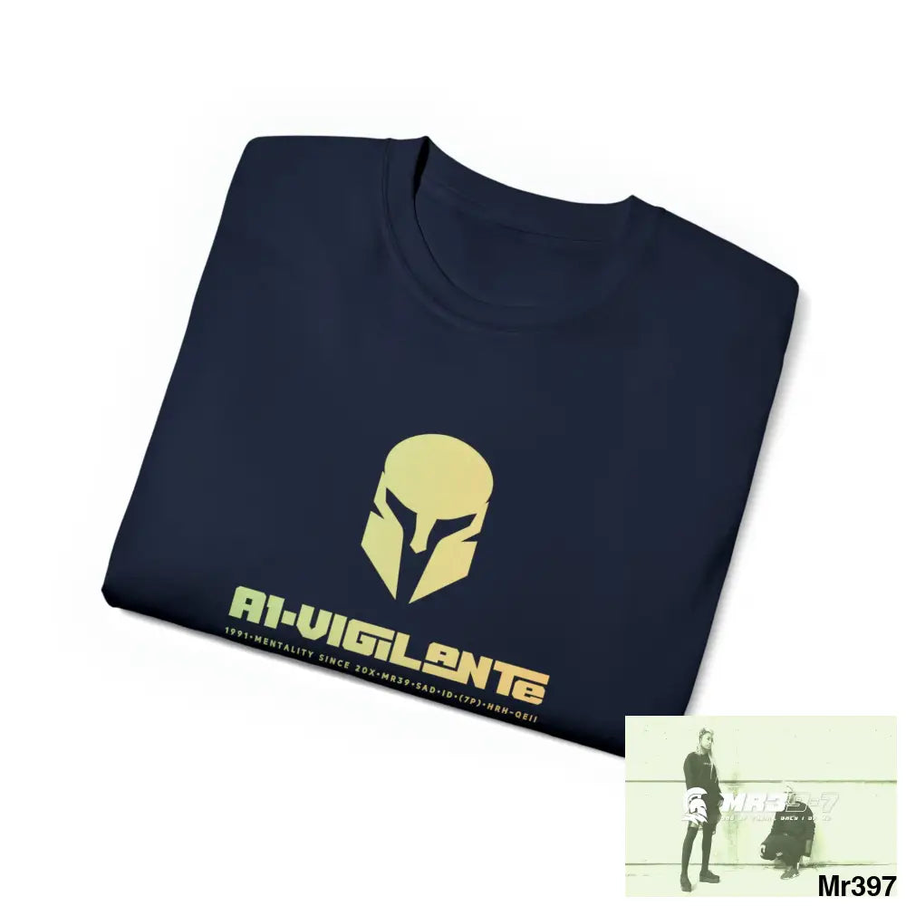 A1-Vigilante Sparta Unisex Ultra Cotton Tee T-Shirt