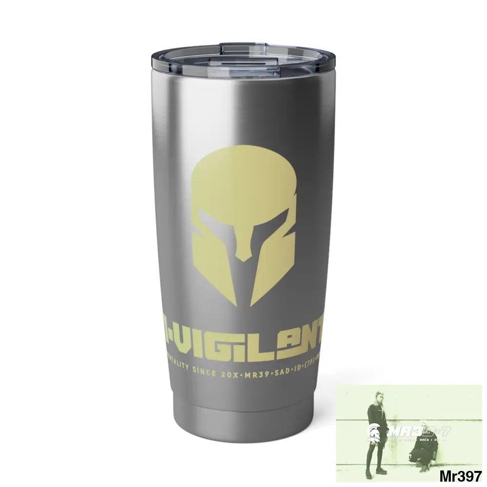 A1 Vigilante Sparta Vagabond 20oz Tumbler 20oz / Silver Mug