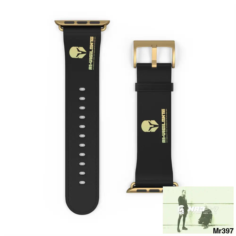 A1-Vigilante Sparta Watch Band 42 - 45 mm / Gold Matte Accessories