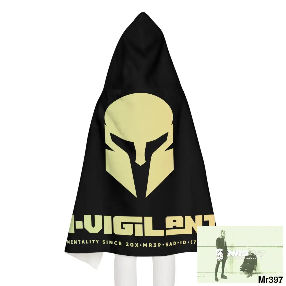 A1-Vigilante • Sparta Youth Hooded Towel 24’’ × 48’’ All Over Prints