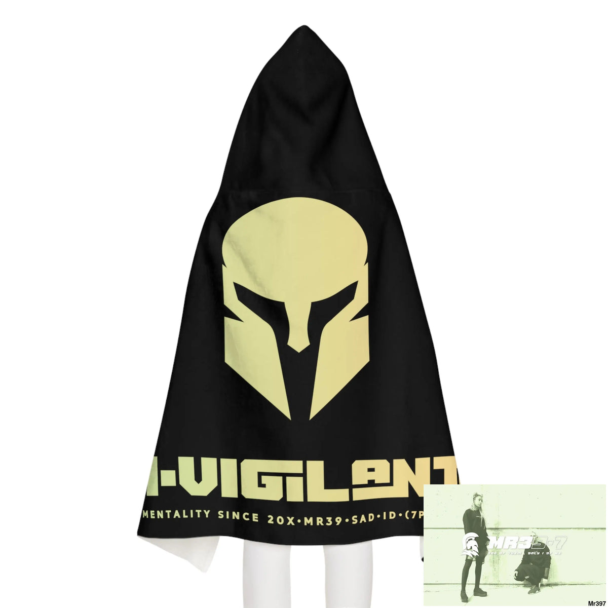 A1-Vigilante • Sparta Youth Hooded Towel 24’’ × 48’’ All Over Prints
