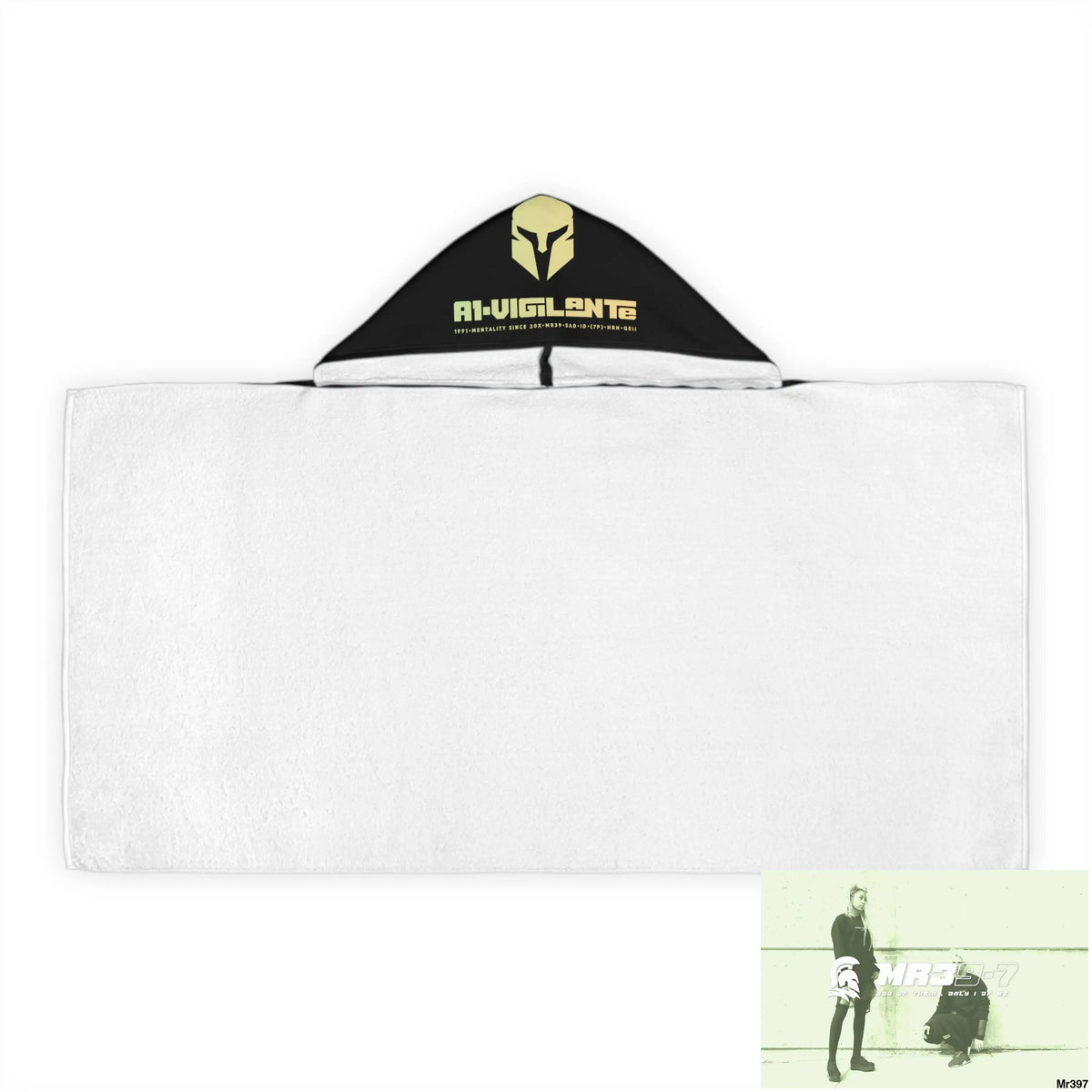 A1-Vigilante • Sparta Youth Hooded Towel 24’’ × 48’’ All Over Prints