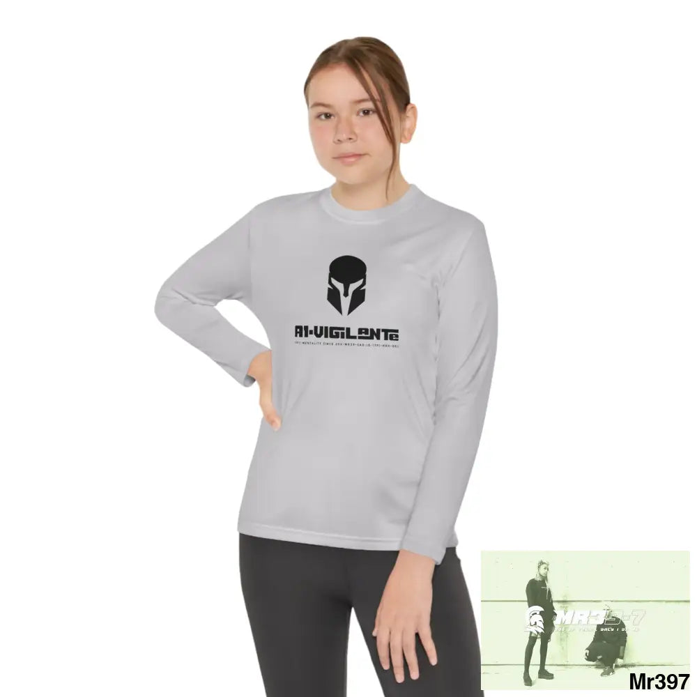 A1-Vigilante Sparta Youth Long Sleeve Competitor Tee Kids clothes