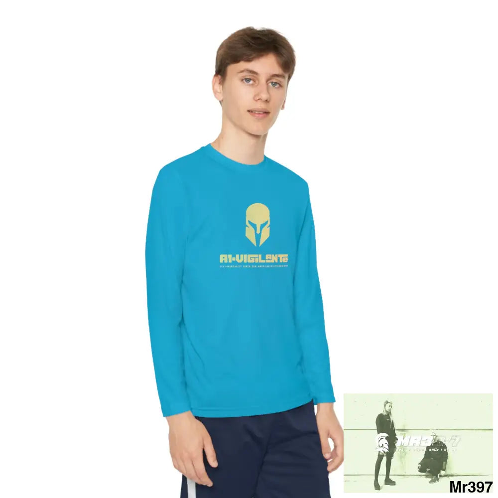 A1-Vigilante Sparta Youth Long Sleeve Competitor Tee Kids clothes