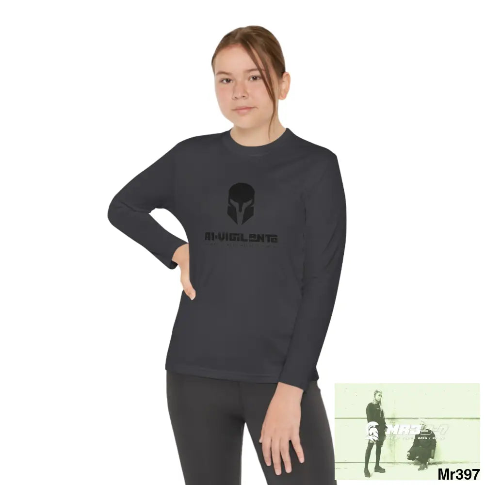 A1-Vigilante Sparta Youth Long Sleeve Competitor Tee Kids clothes