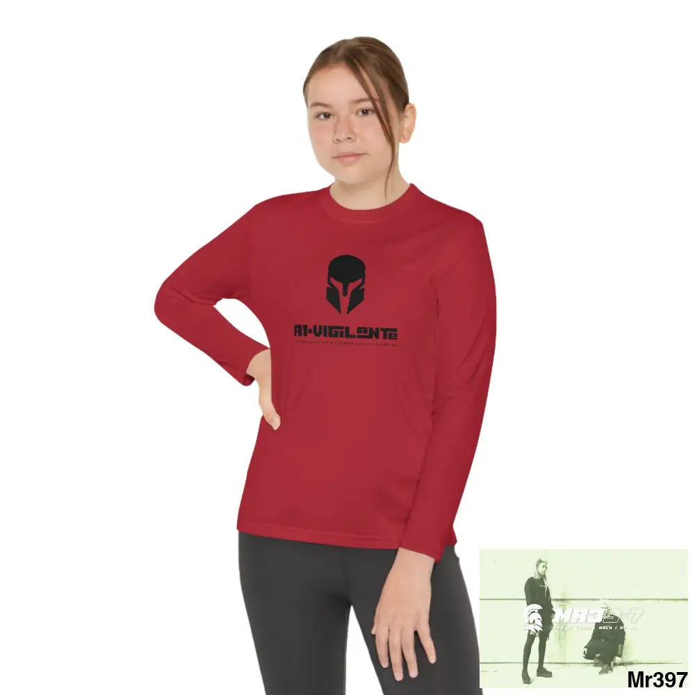 A1-Vigilante Sparta Youth Long Sleeve Competitor Tee Kids clothes