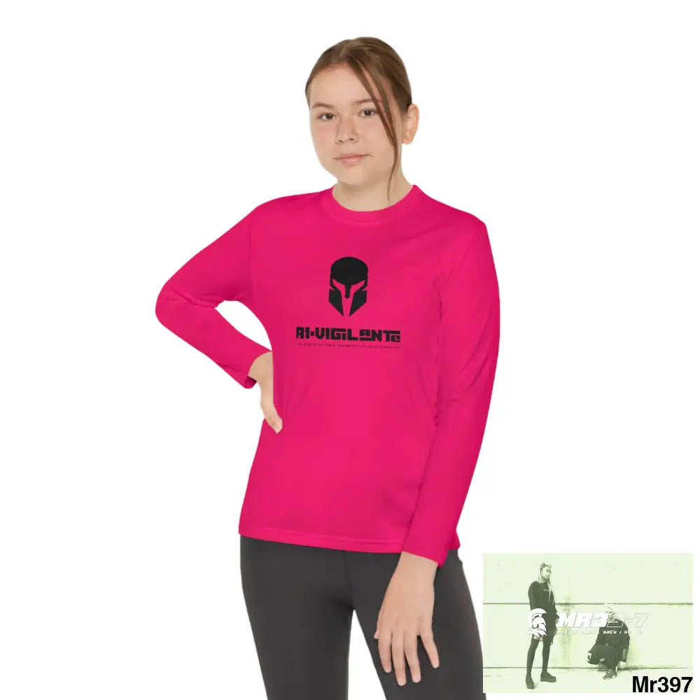 A1-Vigilante Sparta Youth Long Sleeve Competitor Tee Kids clothes