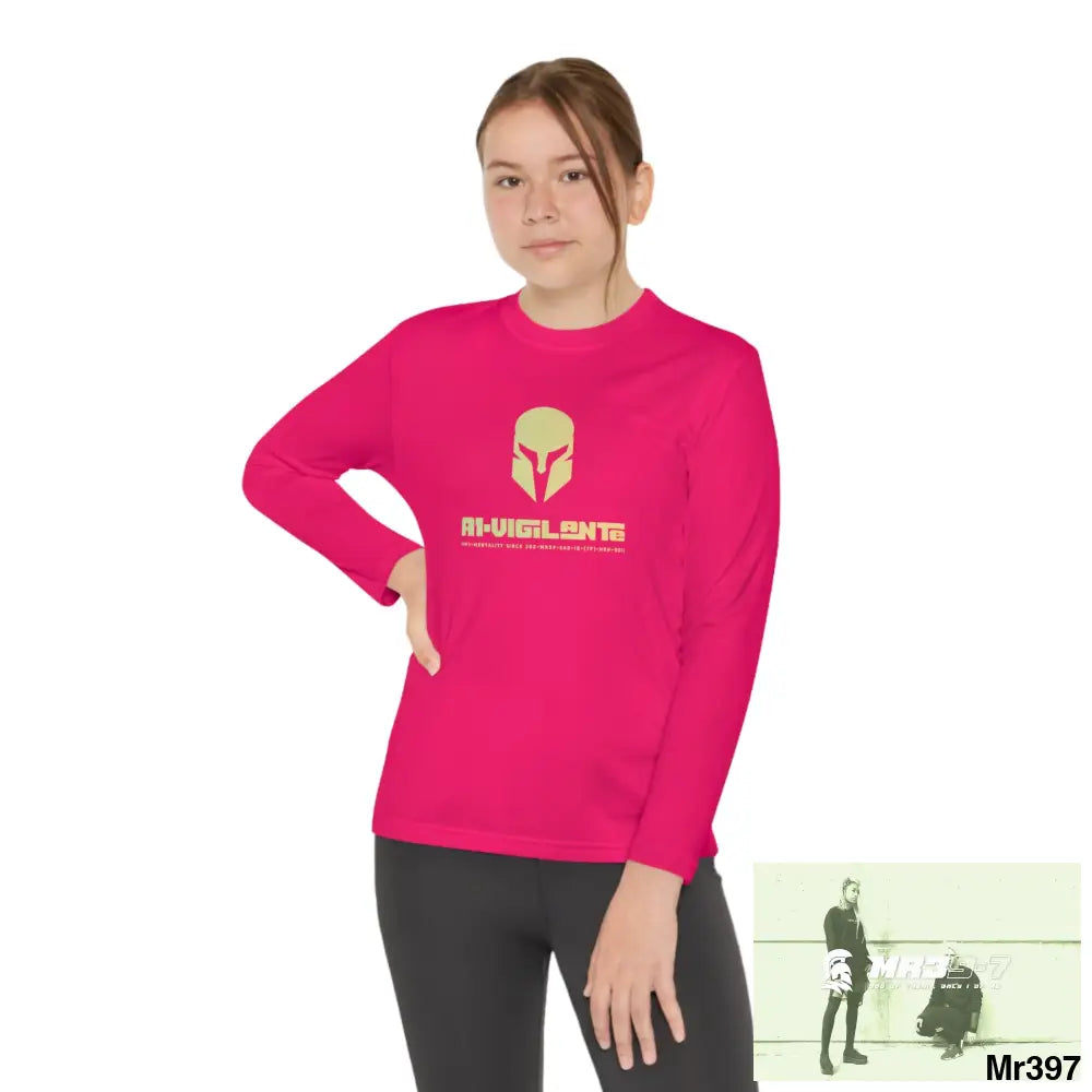 A1-Vigilante Sparta Youth Long Sleeve Competitor Tee Kids clothes