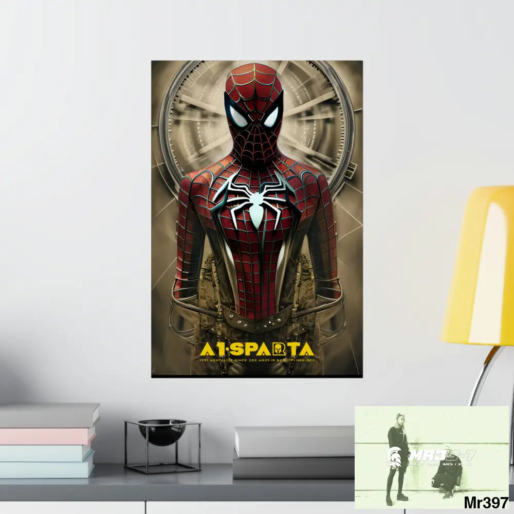 A1-Vigilante Steampunk SpiderMan Graphic Matte Vertical Posters Poster