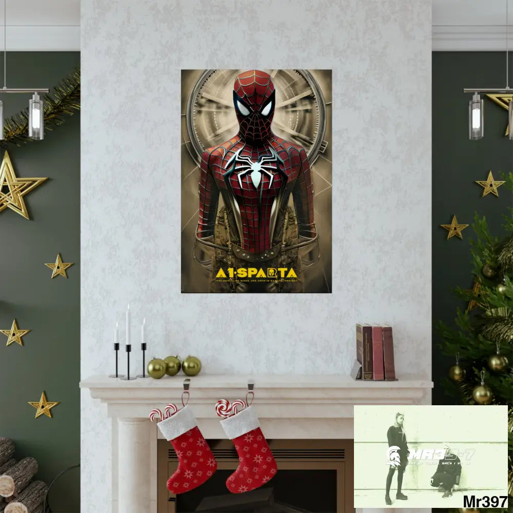 A1-Vigilante Steampunk SpiderMan Graphic Matte Vertical Posters Poster