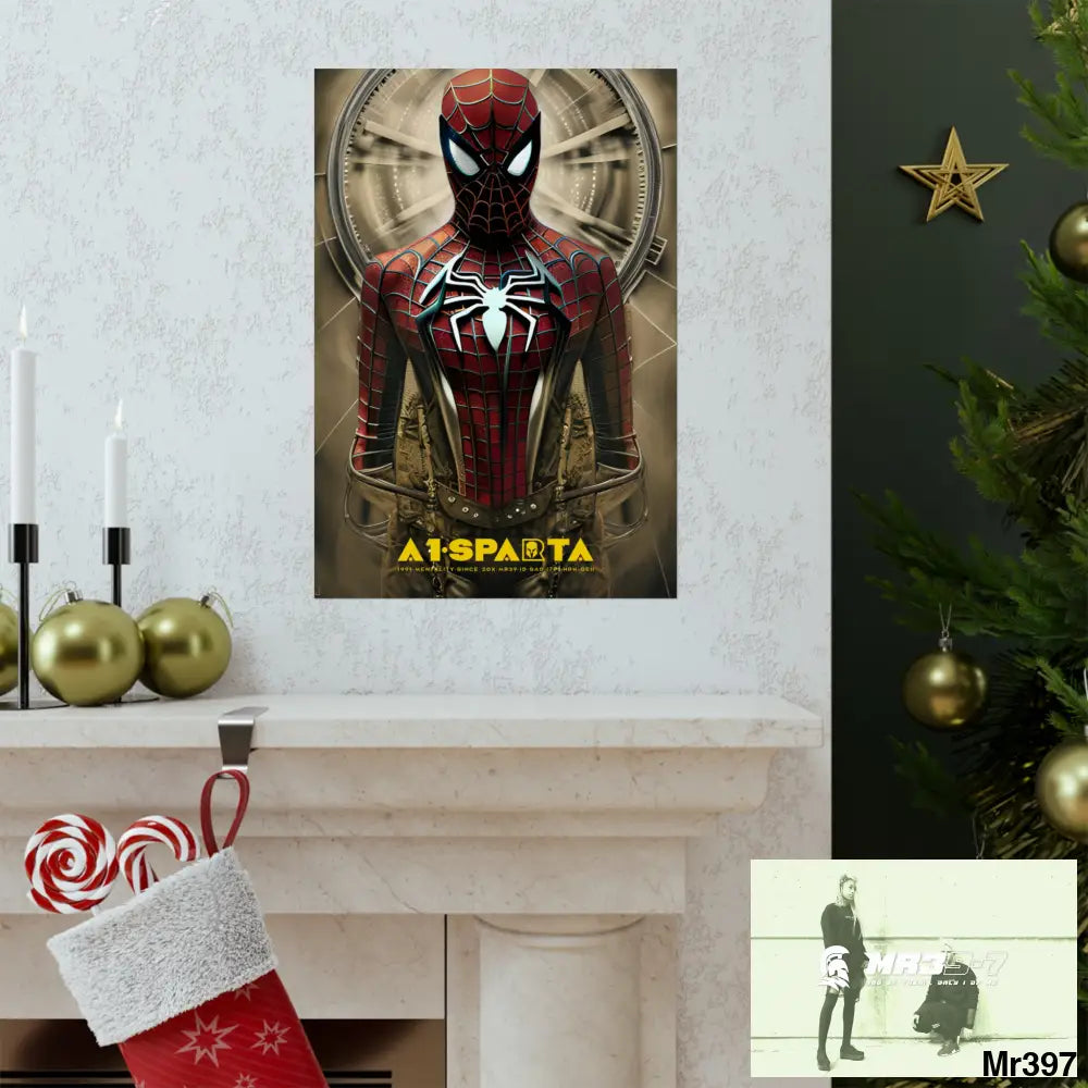 A1-Vigilante Steampunk SpiderMan Graphic Matte Vertical Posters Poster