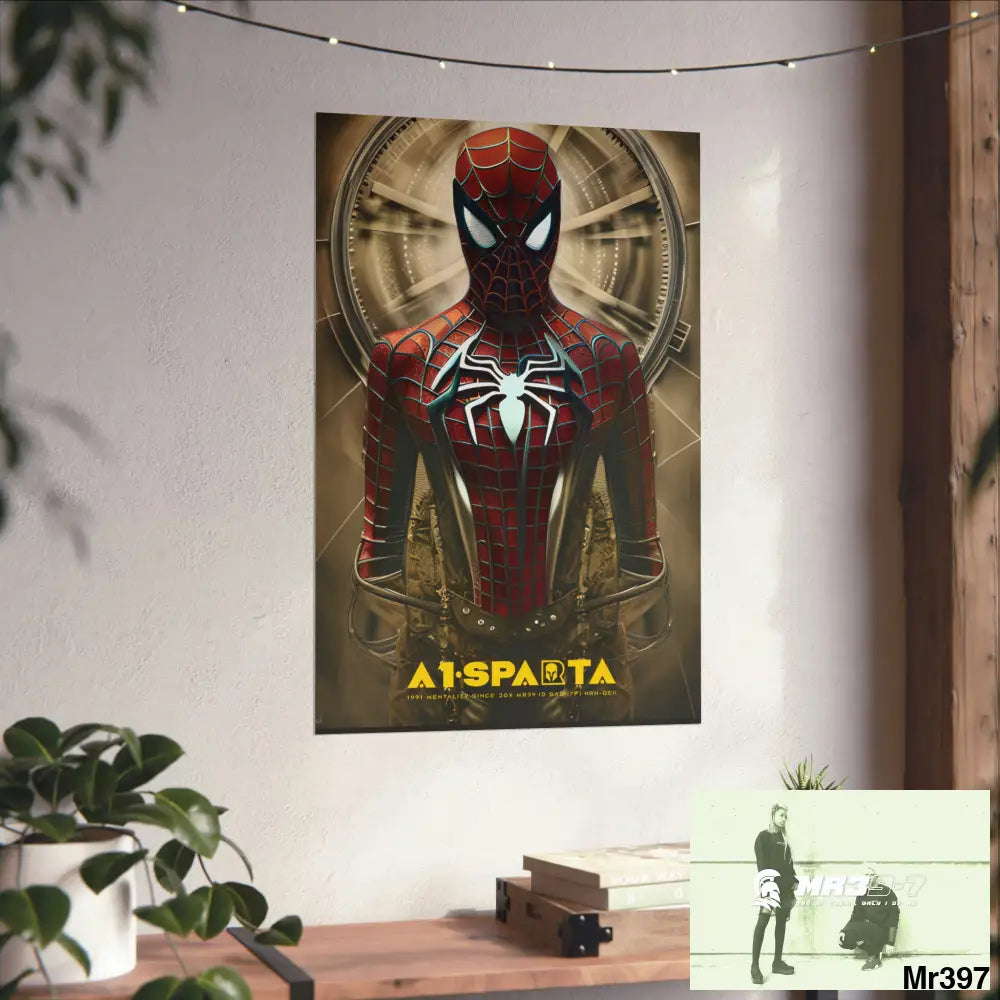 A1-Vigilante Steampunk SpiderMan Graphic Matte Vertical Posters Poster