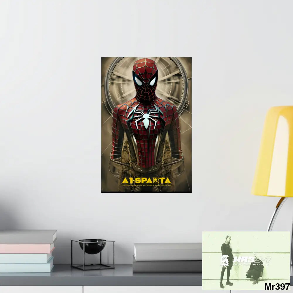 A1-Vigilante Steampunk SpiderMan Graphic Matte Vertical Posters Poster