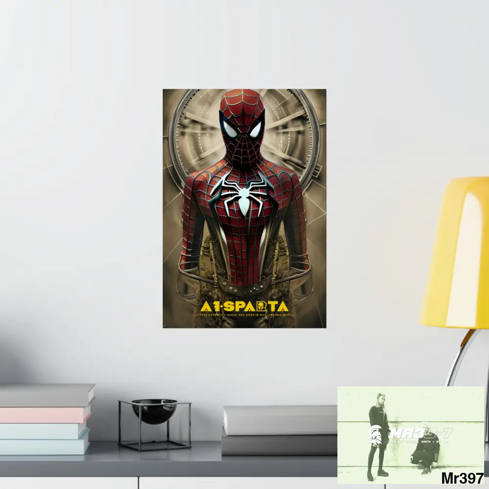 A1-Vigilante Steampunk SpiderMan Graphic Matte Vertical Posters Poster