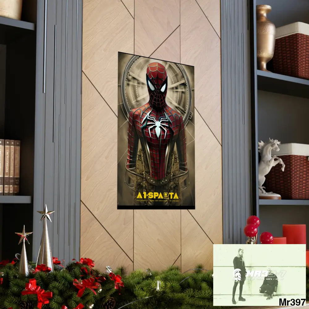 A1-Vigilante Steampunk SpiderMan Graphic Matte Vertical Posters Poster