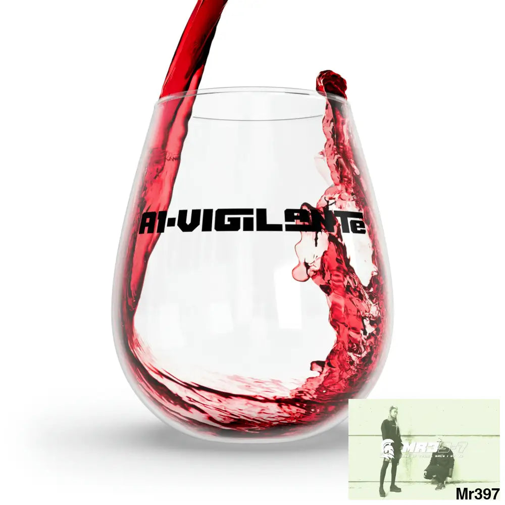 A1-Vigilante Stemless Wine Glass 11.75oz 11.75oz Mug