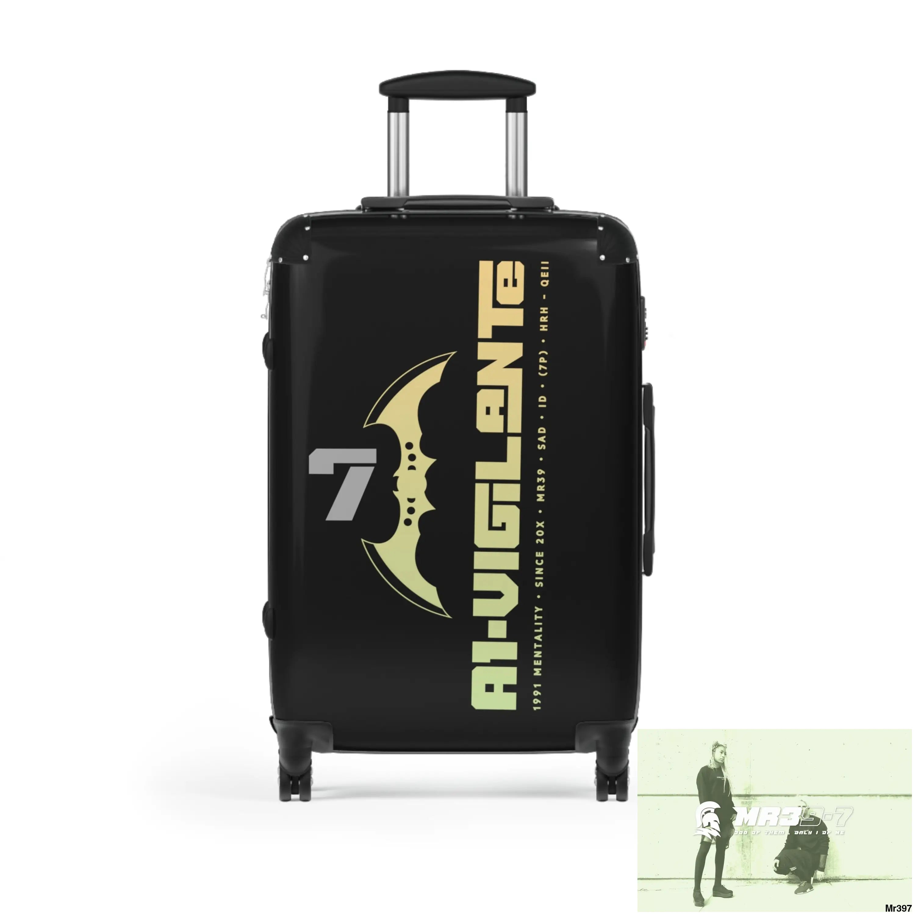 A1- Vigilante Suitcase Medium / Black Bags
