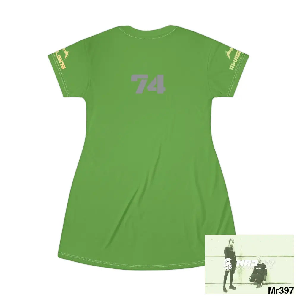 A1-Vigilante T-Shirt Dress (AOP) All Over Prints