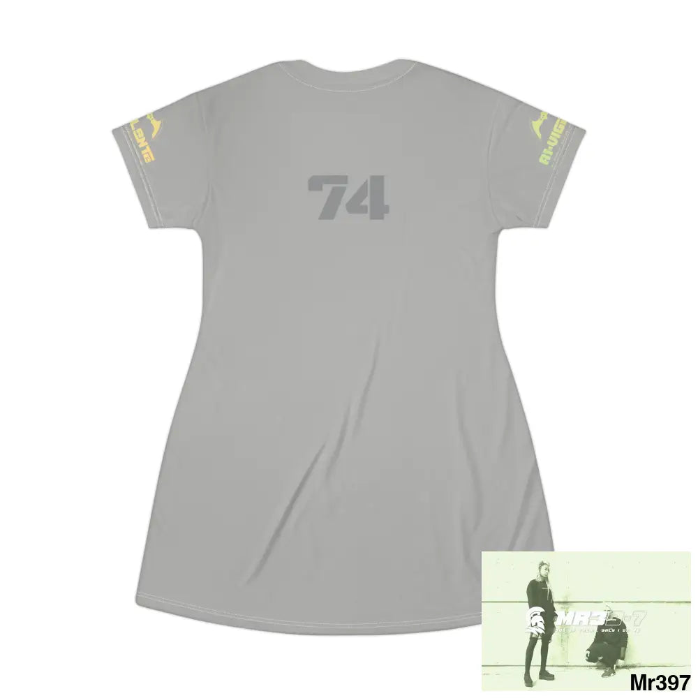 A1-Vigilante T-Shirt Dress (AOP) All Over Prints