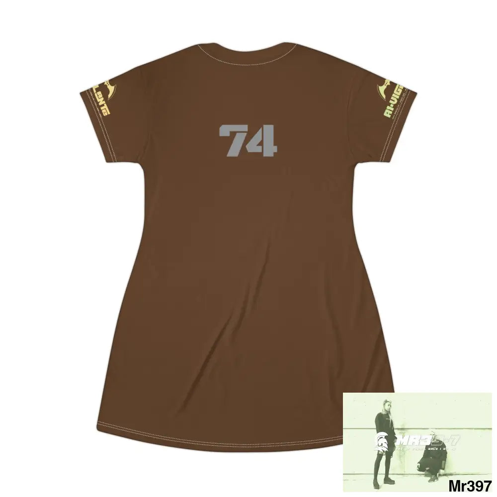 A1-Vigilante T-Shirt Dress (AOP) All Over Prints