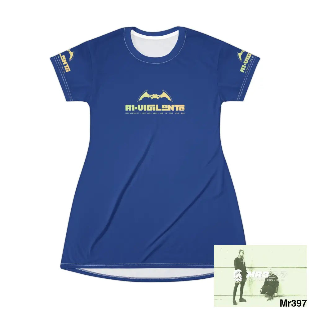 A1-Vigilante T-Shirt Dress (AOP) All Over Prints