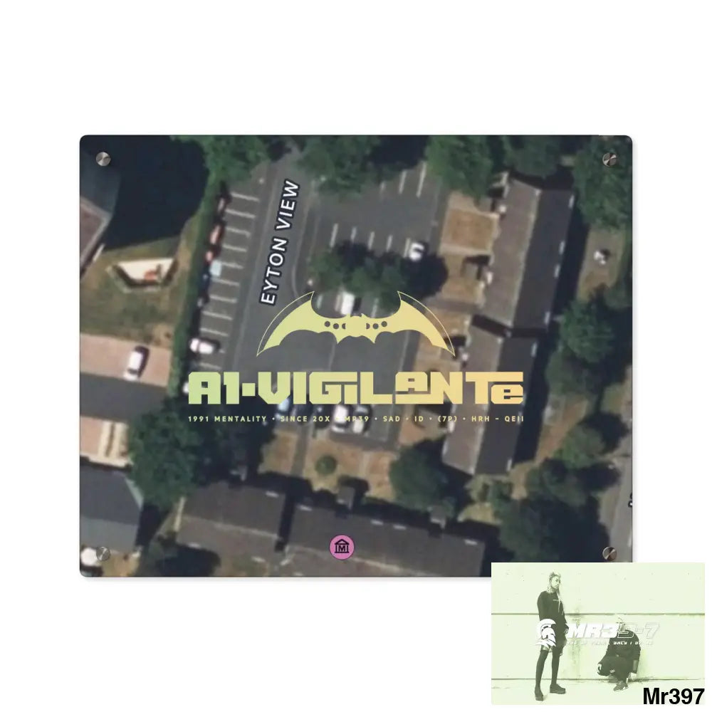 A1-Vigilante Tactical shot of (Eyton View from 2018) Acrylic Wall Art Panels 20″ x 16″ (Horizontal) / 0.25’’ Home Decor