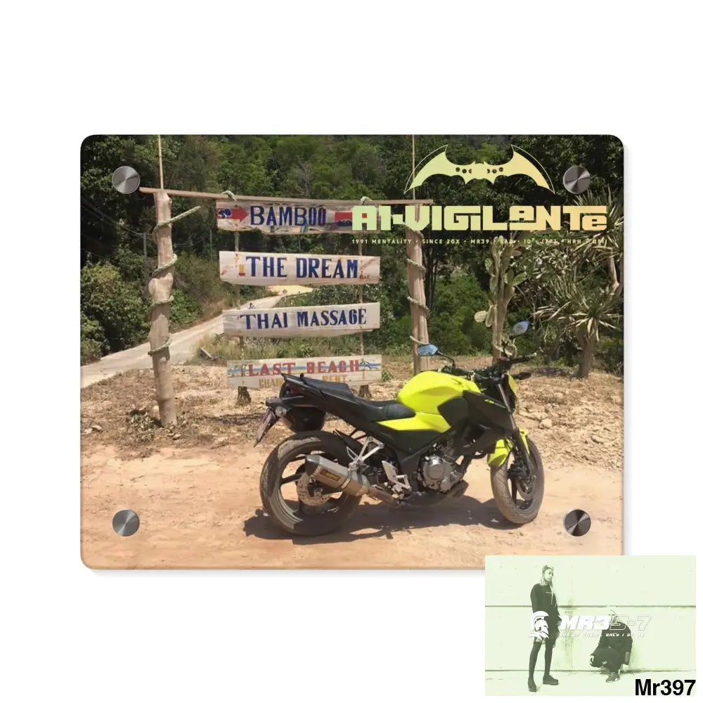 A1-Vigilante Thailand Koh Lanta break from the madness 2016 Acrylic Wall Art Panels 10″ x 8″ (Horizontal) / 0.25’’ Home