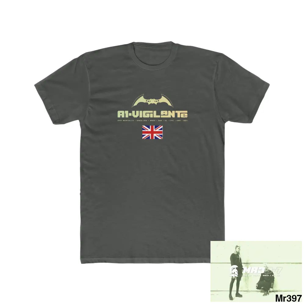 A1-Vigilante The Tactical move Powys to Shrewsbury 2016 - Men’s Cotton Crew Tee Solid Heavy Metal / XS T-Shirt