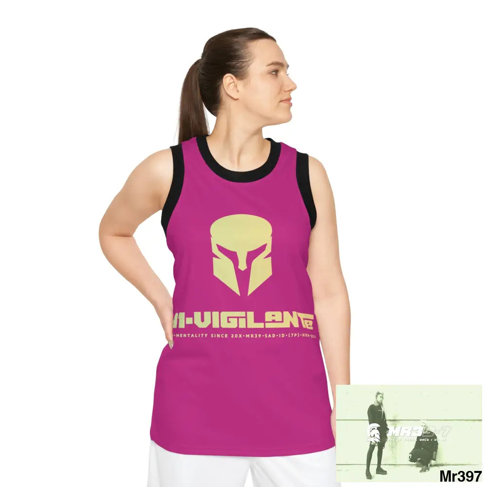 A1- Vigilante Unisex Basketball Jersey (AOP) All Over Prints