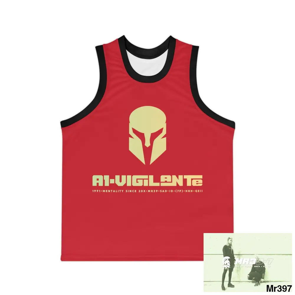 A1- Vigilante Unisex Basketball Jersey (AOP) All Over Prints