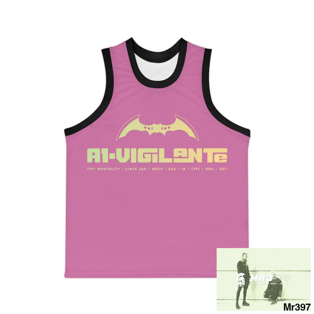 A1-Vigilante Unisex Basketball Jersey (AOP) All Over Prints
