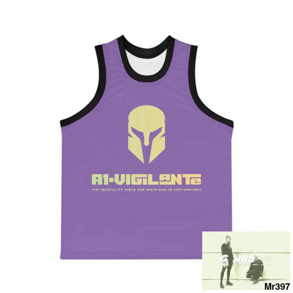 A1- Vigilante Unisex Basketball Jersey (AOP) All Over Prints