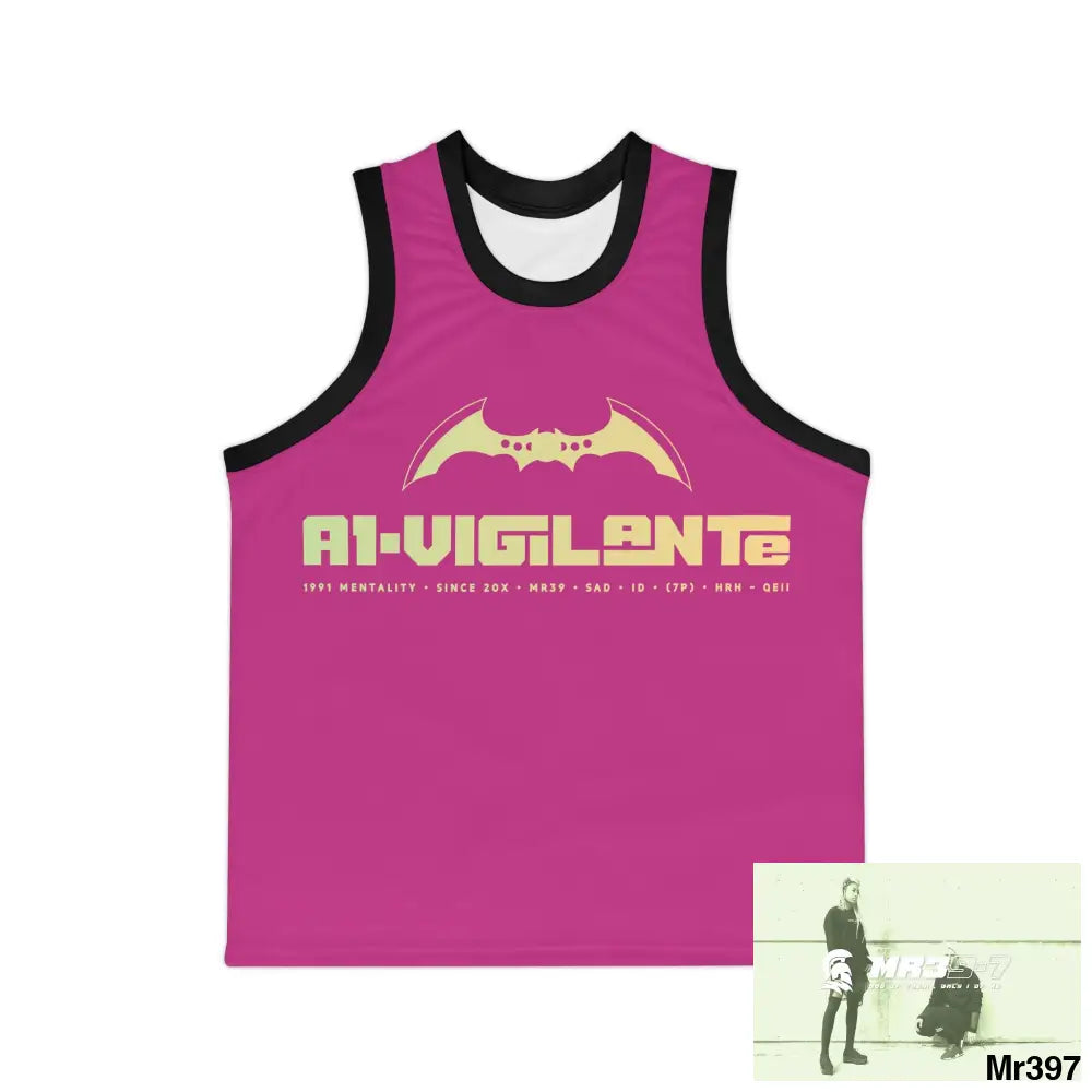 A1-Vigilante Unisex Basketball Jersey (AOP) All Over Prints