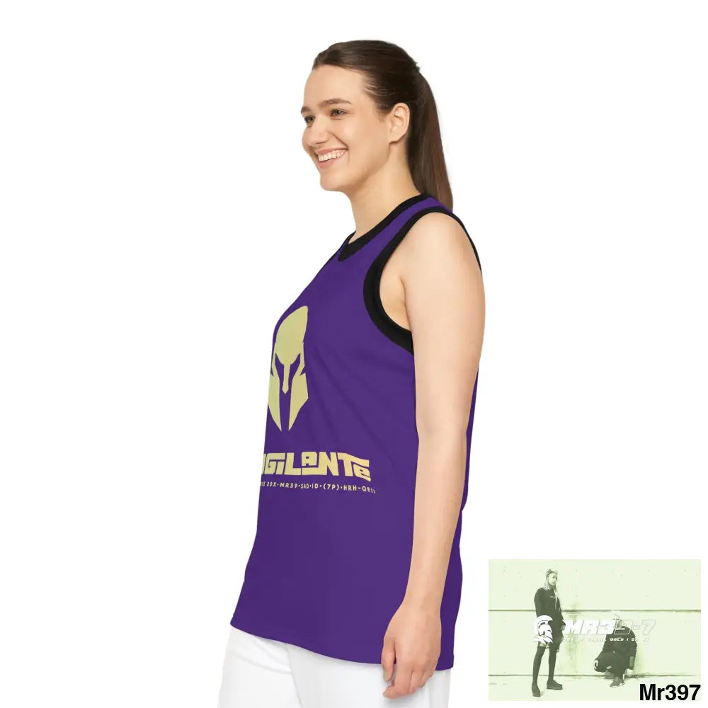 A1- Vigilante Unisex Basketball Jersey (AOP) All Over Prints
