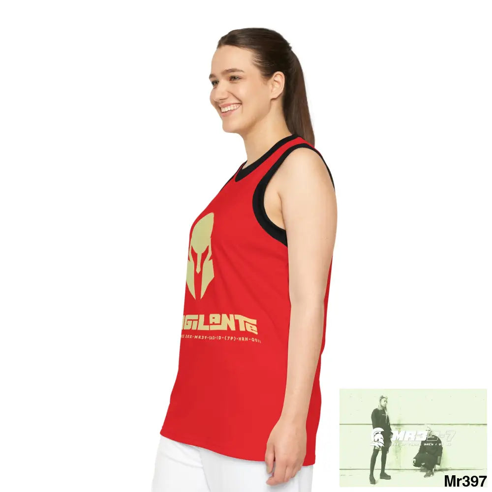 A1- Vigilante Unisex Basketball Jersey (AOP) All Over Prints