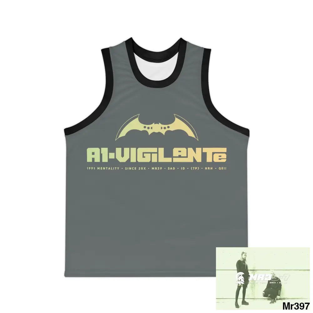 A1-Vigilante Unisex Basketball Jersey (AOP) All Over Prints