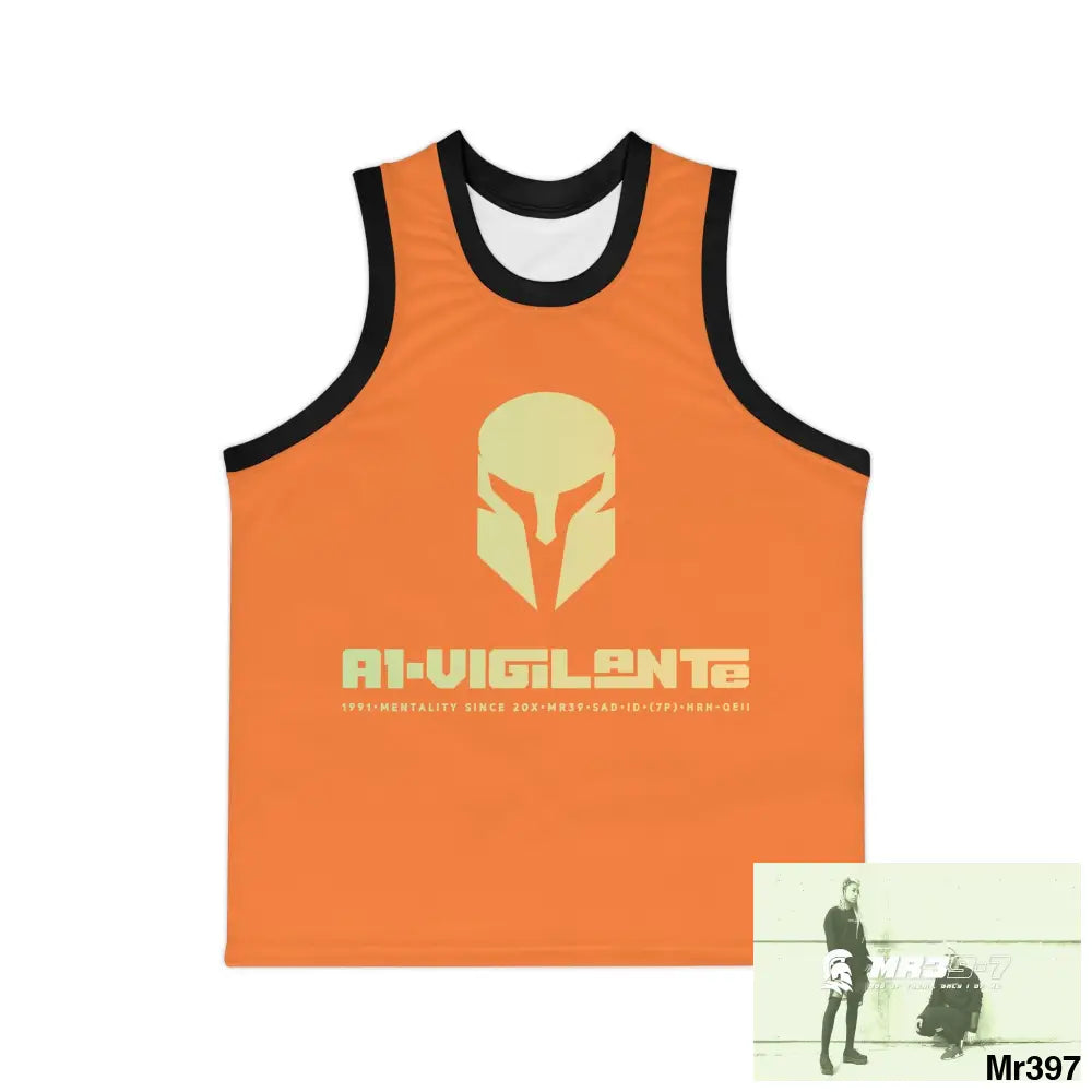 A1- Vigilante Unisex Basketball Jersey (AOP) All Over Prints