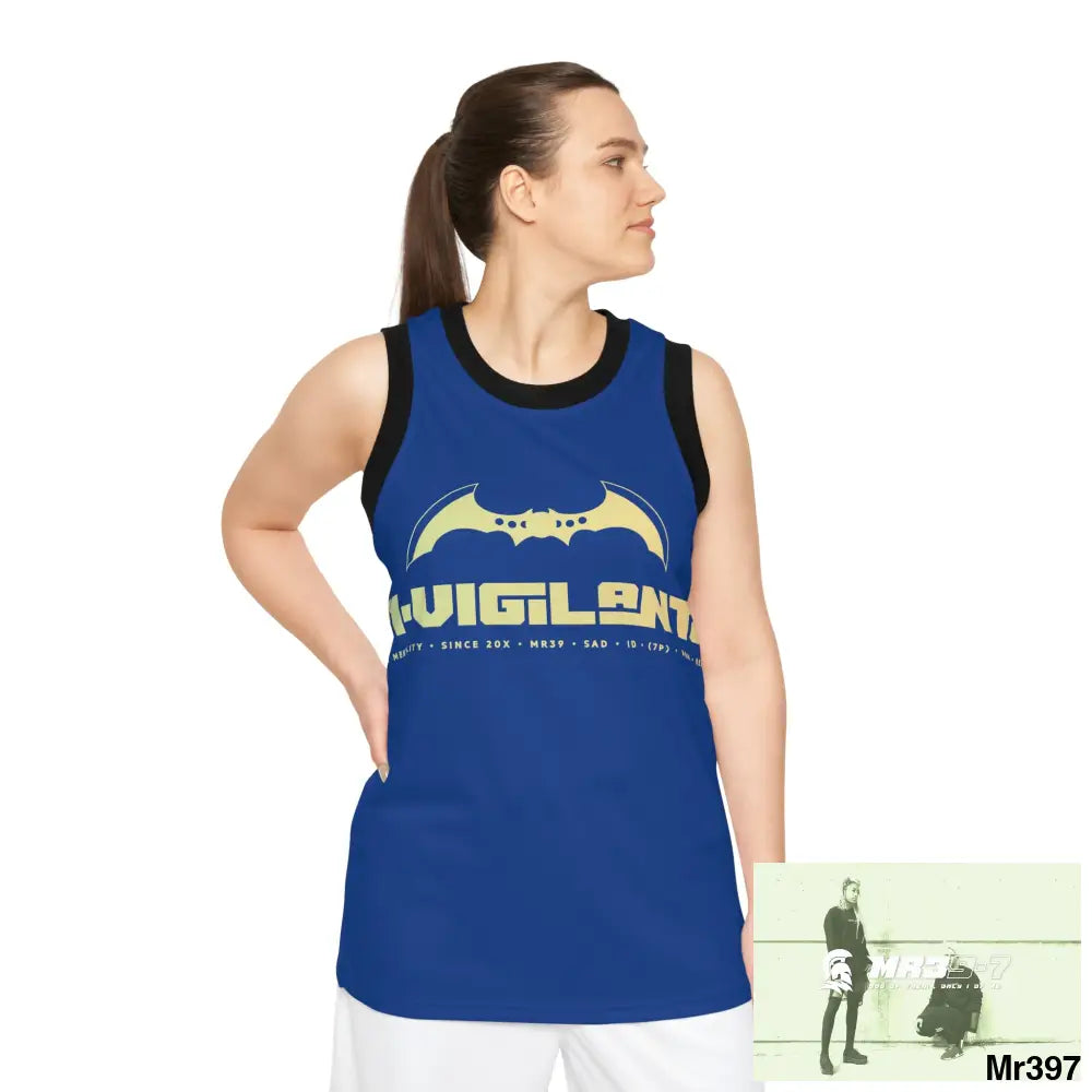 A1-Vigilante Unisex Basketball Jersey (AOP) All Over Prints