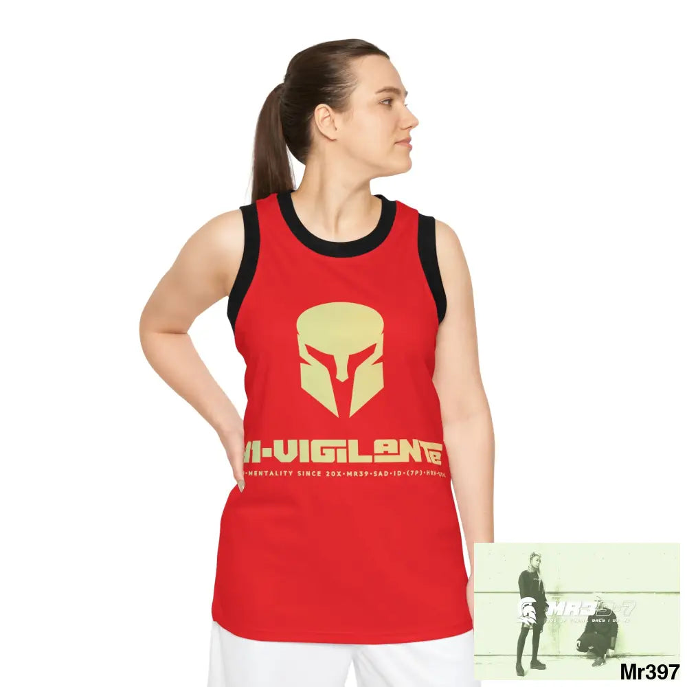 A1- Vigilante Unisex Basketball Jersey (AOP) All Over Prints