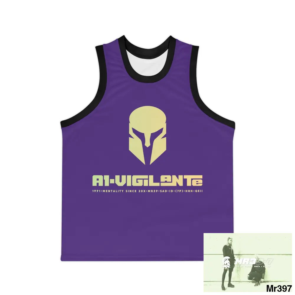 A1- Vigilante Unisex Basketball Jersey (AOP) All Over Prints