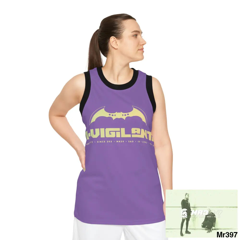 A1-Vigilante Unisex Basketball Jersey (AOP) All Over Prints