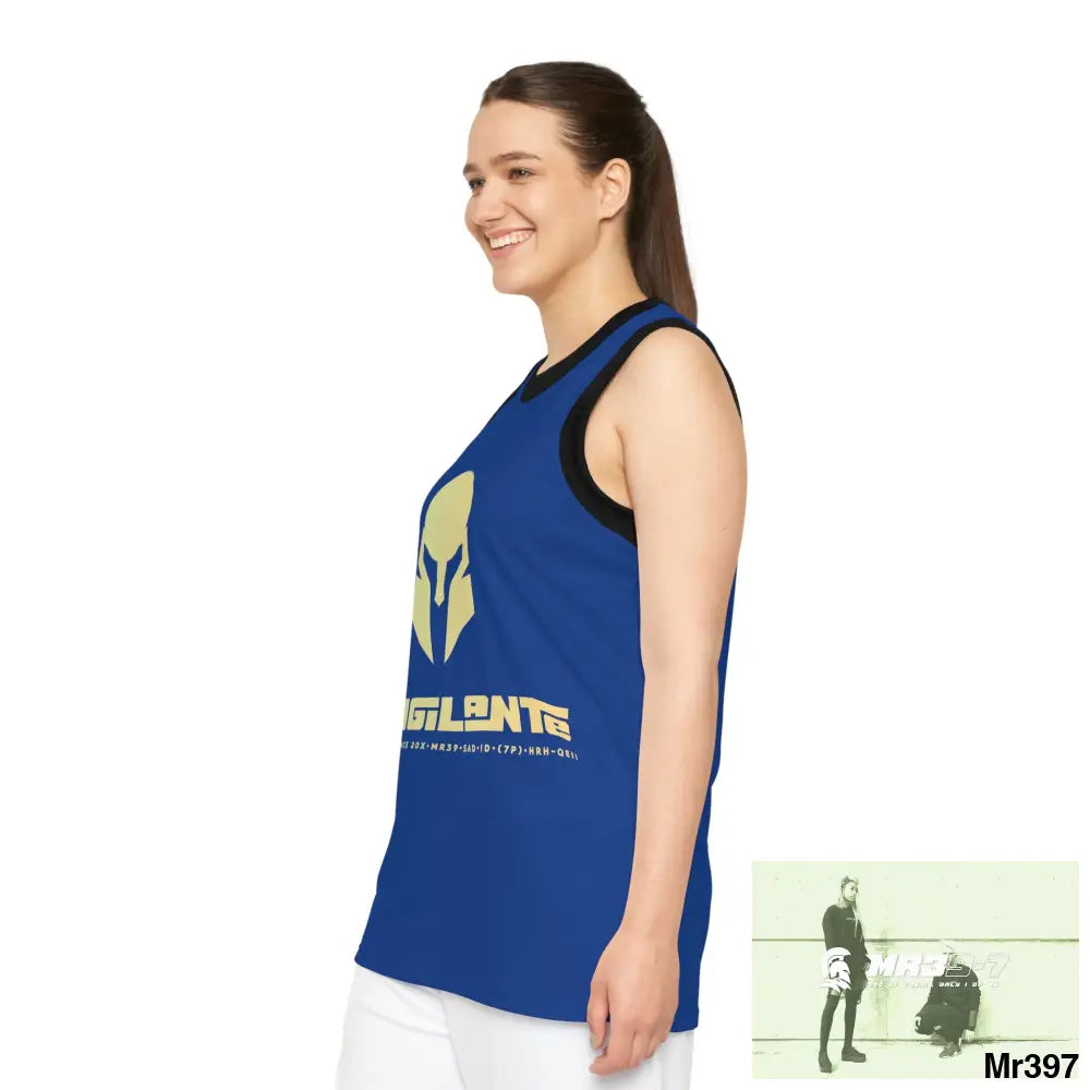 A1- Vigilante Unisex Basketball Jersey (AOP) All Over Prints
