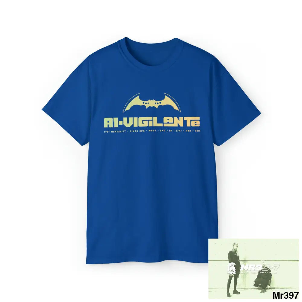 A1-Vigilante Unisex Ultra Cotton Tee Royal / M T-Shirt