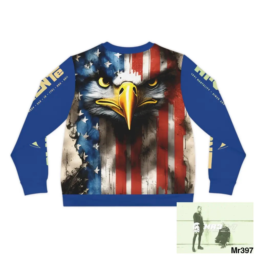 A1-Vigilante USA Lightweight Sweatshirt (AOP) All Over Prints