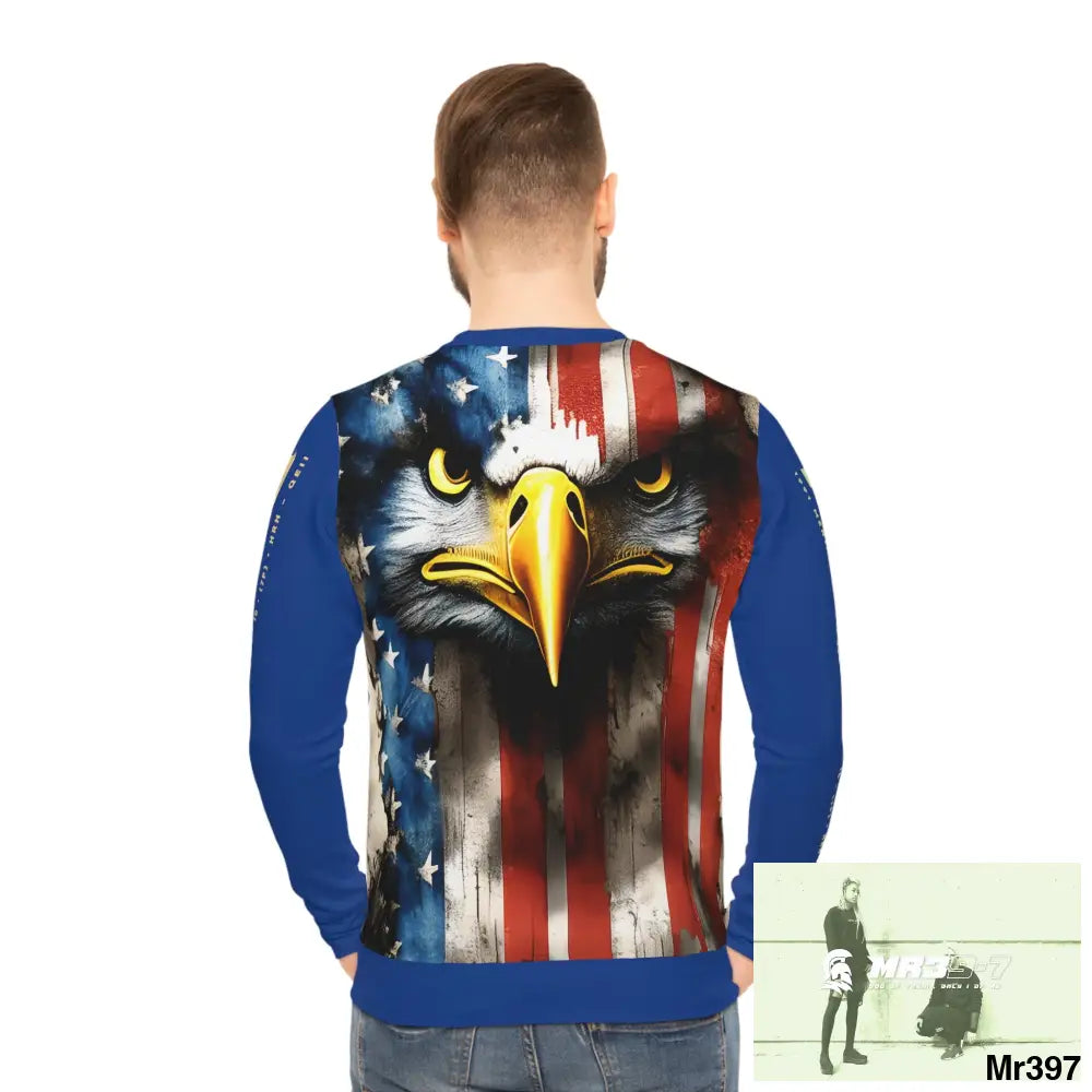 A1-Vigilante USA Lightweight Sweatshirt (AOP) All Over Prints